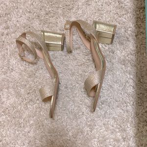 Gold heels